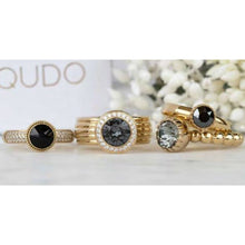 Lade das Bild in den Galerie-Viewer, QUDO Basisring Famosa DUE Silber, Gelbgold oder Roségold