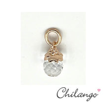 Lade das Bild in den Galerie-Viewer, CHILANGO Anhänger Flower Drop Bergkristall