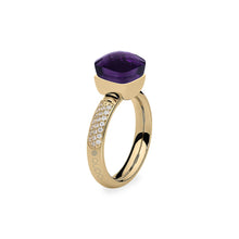 Lade das Bild in den Galerie-Viewer, QUDO Ring Firenze Deluxe Gold
