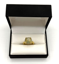 Lade das Bild in den Galerie-Viewer, CHILANGO Ring Frosty grüner Amethyst Gold Gr. 56