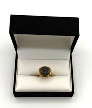 Lade das Bild in den Galerie-Viewer, CHILANGO Ring Onyx Gr. 54 Roségold