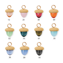 Lade das Bild in den Galerie-Viewer, H. HEINZENDORFF Lederarmband zwei kleine Eicheln H1459