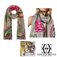 Lade das Bild in den Galerie-Viewer, SIMONE BRUNS - Tiger & Jungle taupe