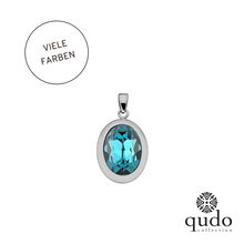 Lade das Bild in den Galerie-Viewer, QUDO Anhänger Tivola Silber