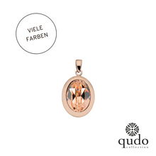 Lade das Bild in den Galerie-Viewer, QUDO Anhänger Tivola Roségold