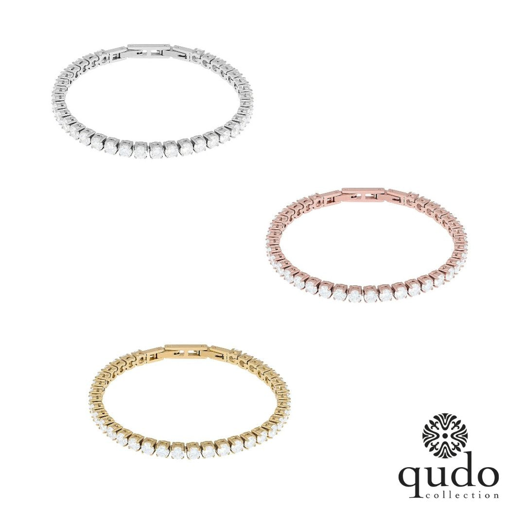 Interchangeable Base Bangle Cassine Gold | QUDO
