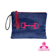 Lade das Bild in den Galerie-Viewer, CARLITOS Clutch big Stella navy