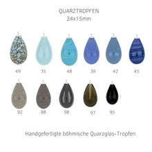 Lade das Bild in den Galerie-Viewer, H. HEINZENDORFF Einhänger E43 Quarztropfen 24mm
