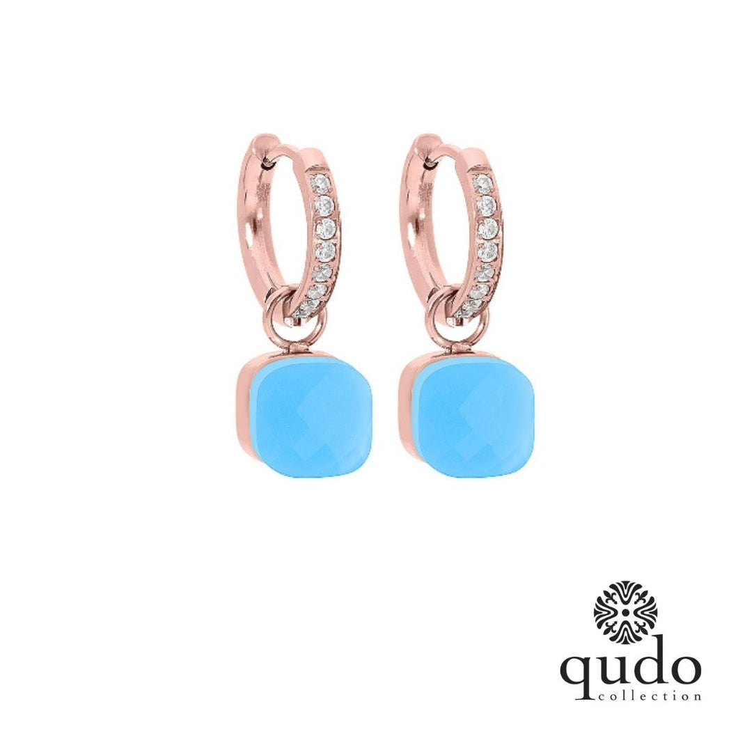 QUDO SALE Creole Firenze Deluxe Roségold/ angel blue