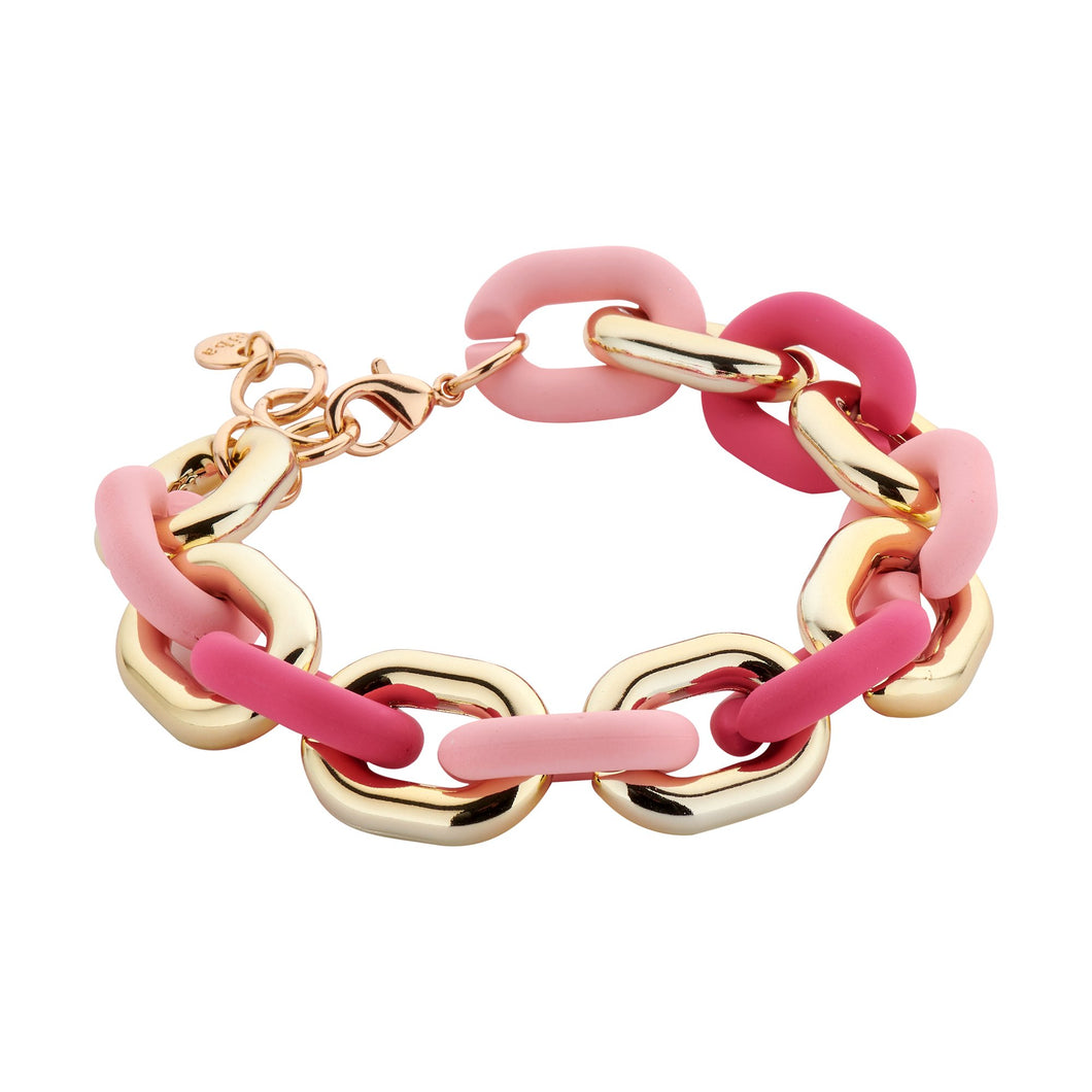 Gliederarmband Funny rosa/pink