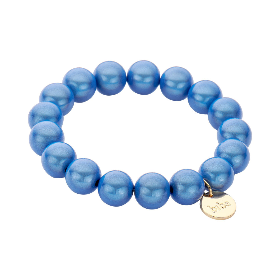 Kugelarmband Sunshine royalblau