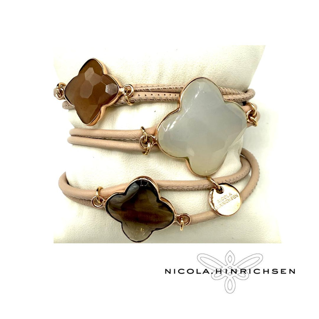 NICOLA HINRICHSEN Armband ROMY Puder
