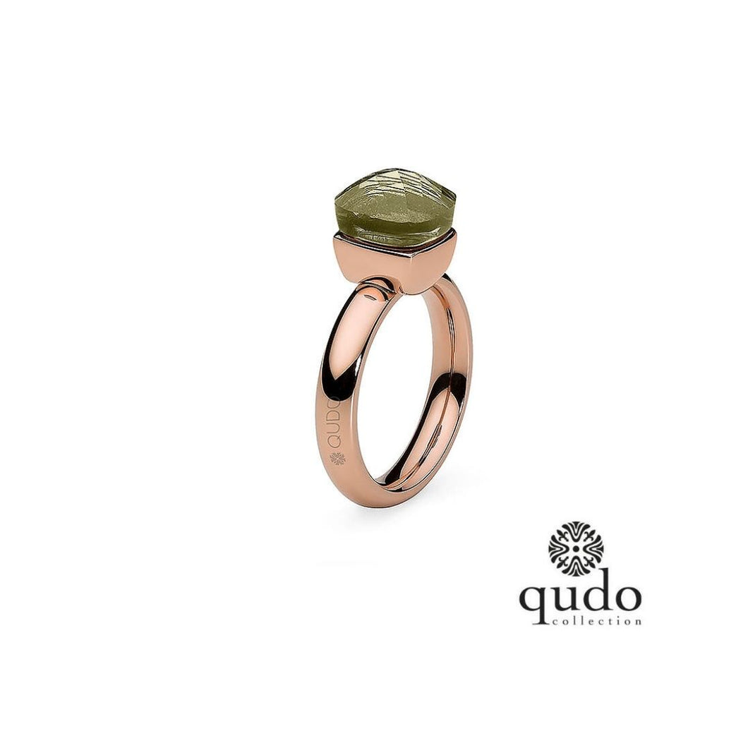 QUDO SALE Firenze Rosegold/ olivine Gr. 60