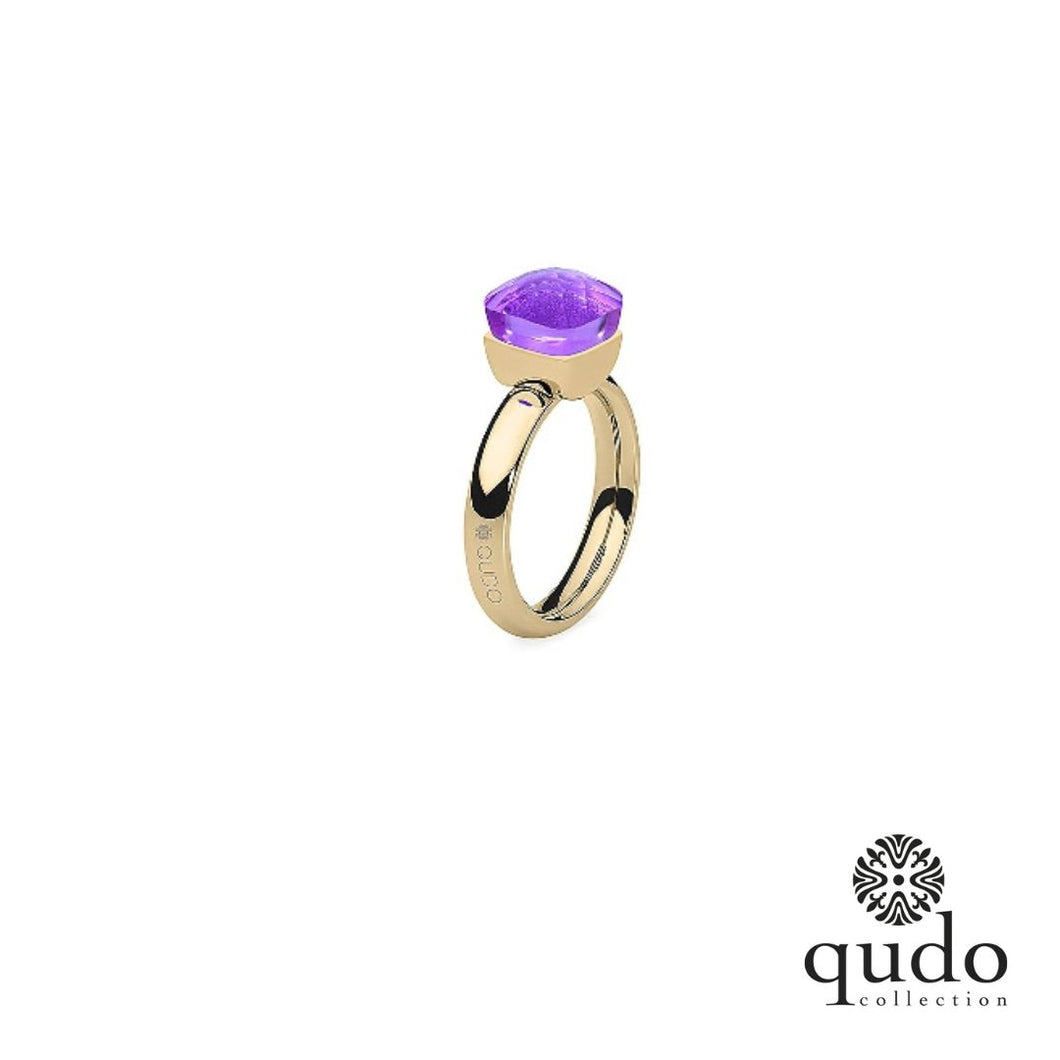 QUDO SALE Firenze Gold/ medium orchid Gr. 58