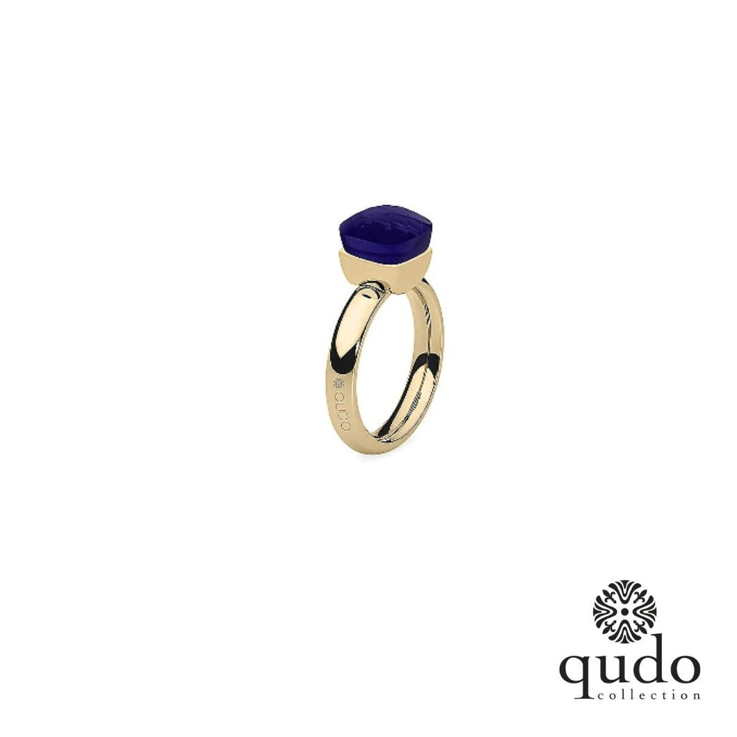 QUDO SALE Firenze Gold/ majestic purple Gr. 52