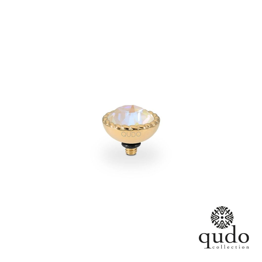 QUDO SALE Aufsatz Bocconi 11 mm Gold/ Ivory Cream Deliter