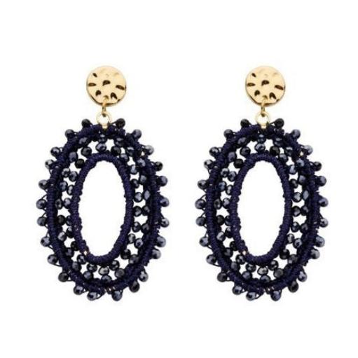 Ohrstecker Oval Breeze navy