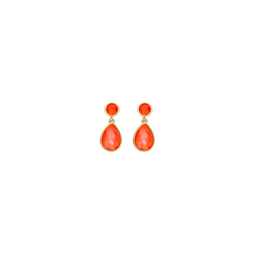 Ohrstecker Alba orange