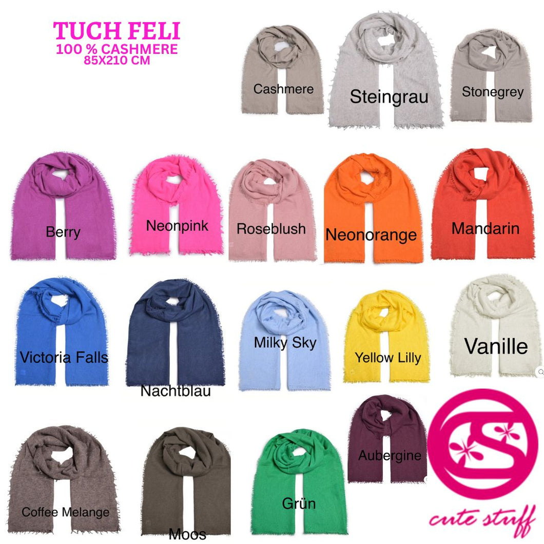 CUTE STUFF - Feli- Light Cashmere Schal in vielen Farben