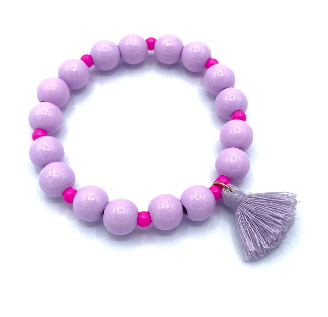 MARA LAUREN Perlenarmband flieder