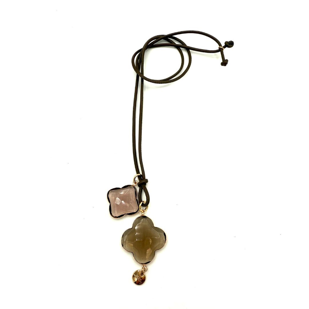 NICOLA HINRICHSEN Kette Rena braun