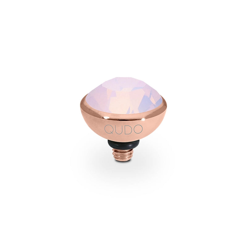 QUDO SALE Aufsatz Bottone 10 mm Roségold, Rose Opal