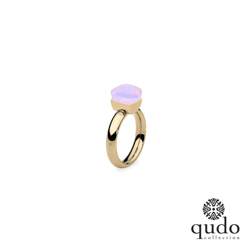 QUDO SALE Firenze Gold/ rose water opal Gr. 58