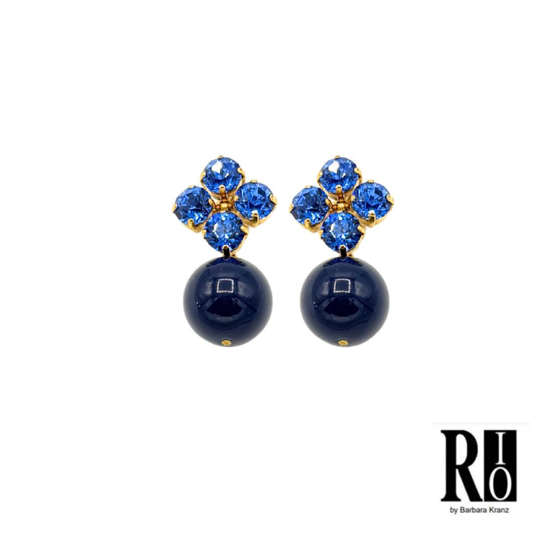 RIO Kugelohrringe royal