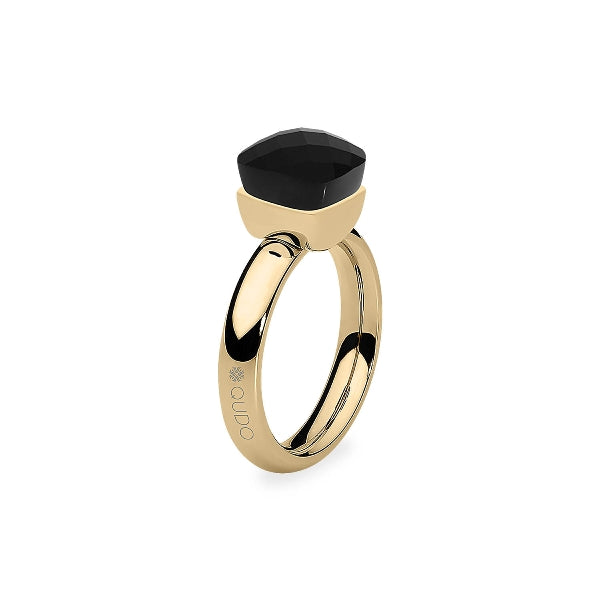 QUDO SALE Firenze Gold/ jet Gr. 56