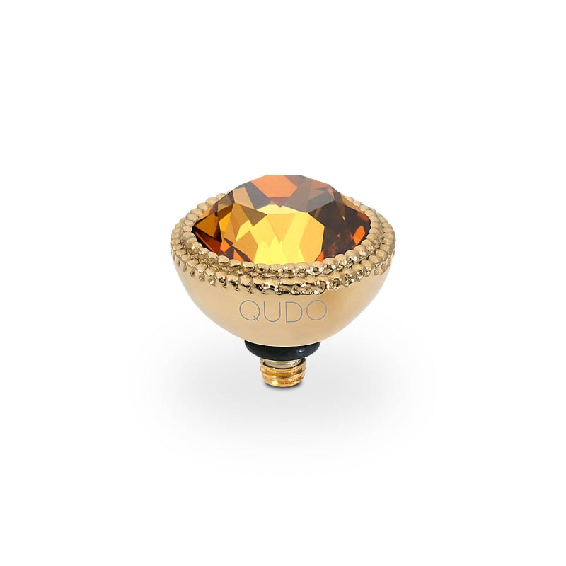 QUDO SALE Aufsatz Fabero 11mm Gold/Light Amber
