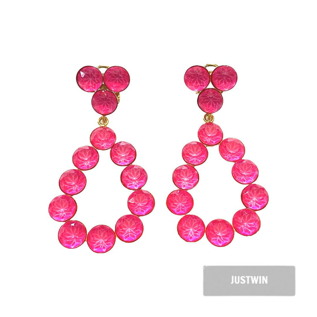 JUSTWIN Chandelier Pink