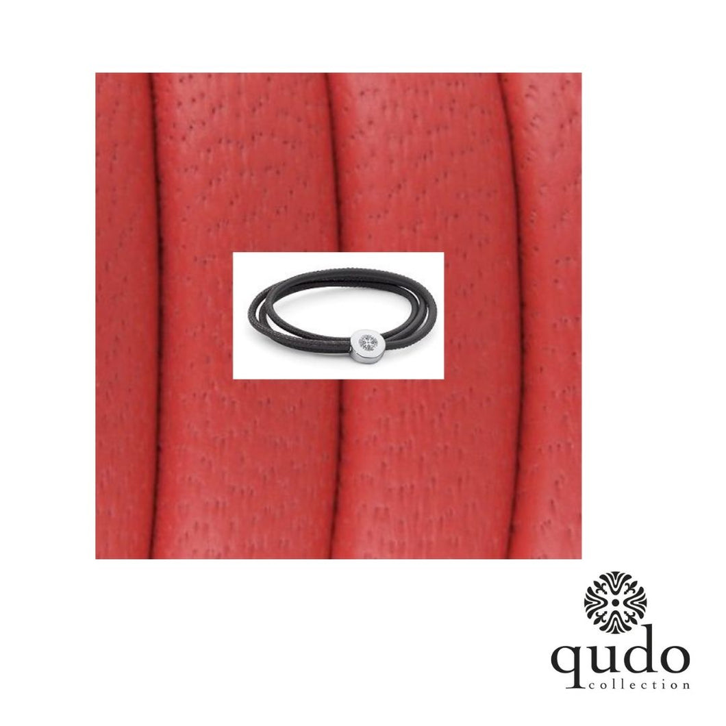 QUDO SALE Armband Maggia 3-fach CORALLO silber