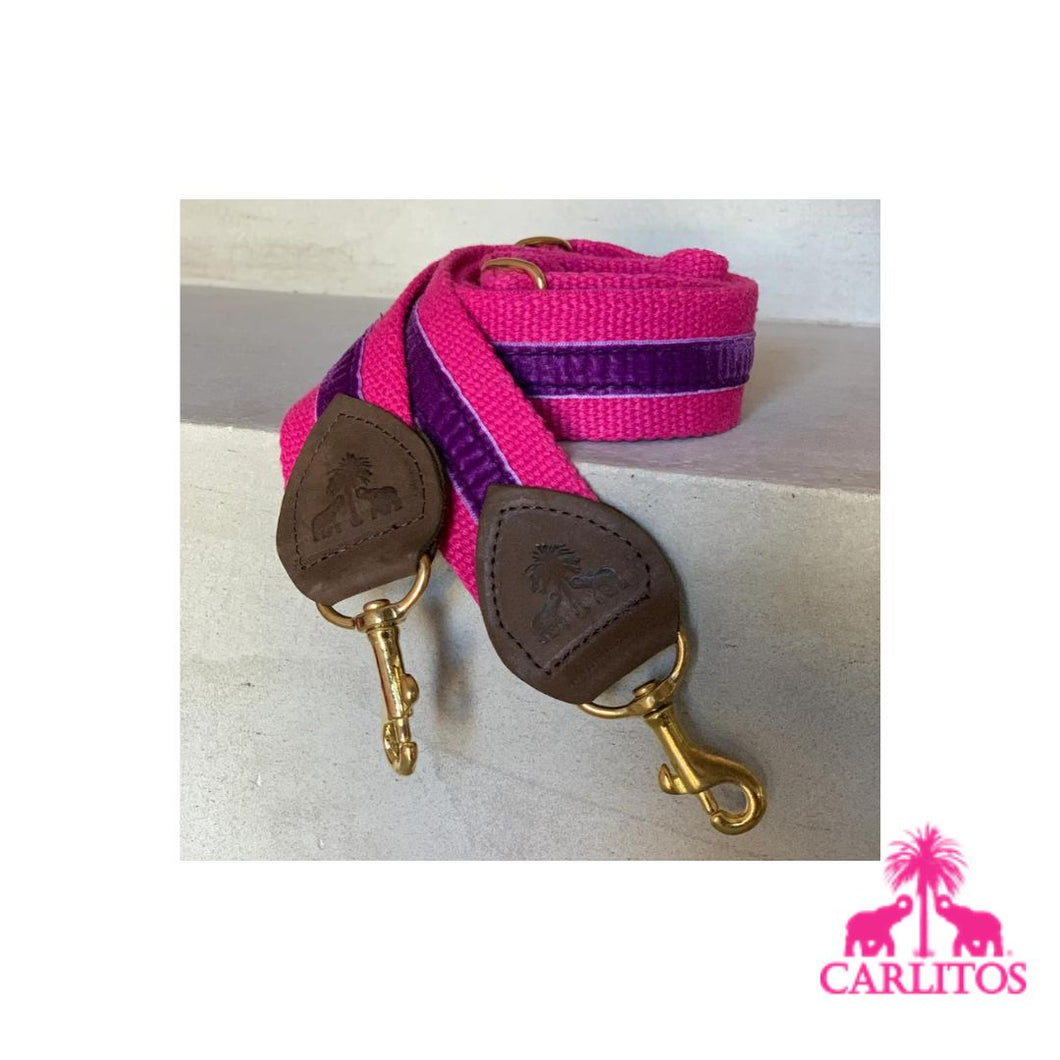 CARLITOS Trageriemen/Bagstrap/Schulterriemen gestreift pink - lila