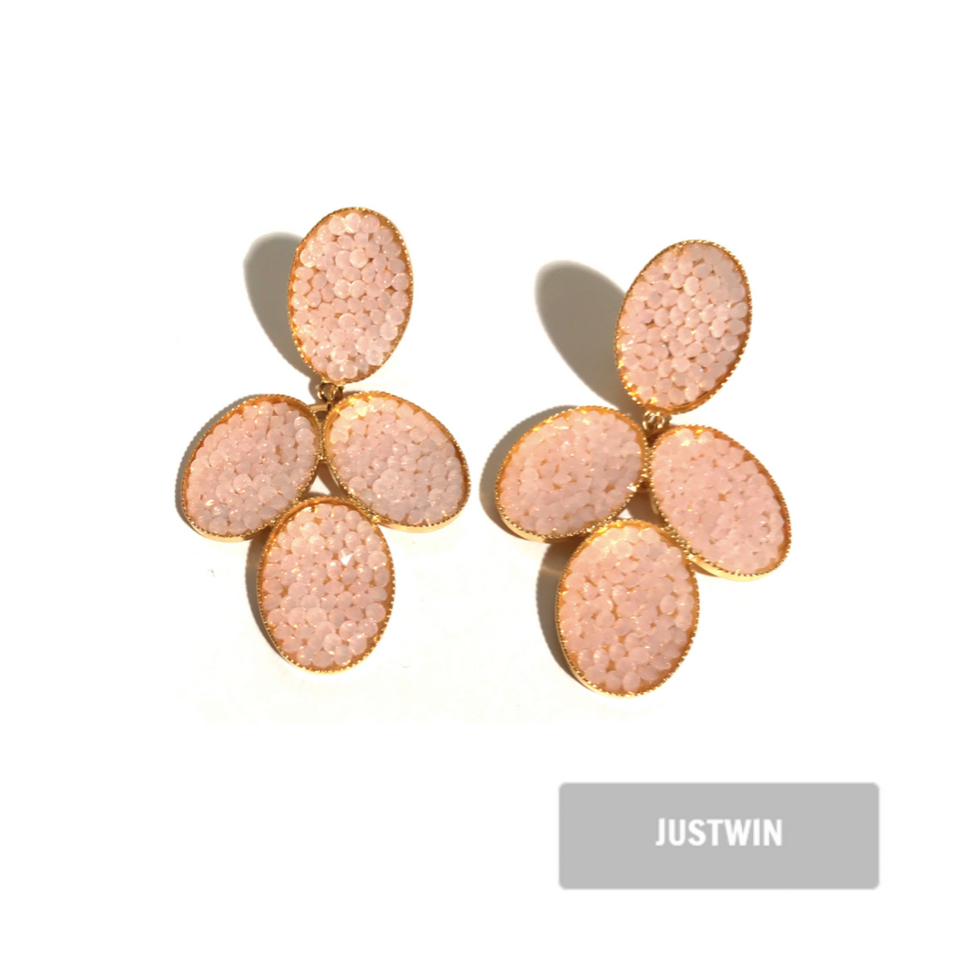 JUSTWIN  Cluster Oval Rosé