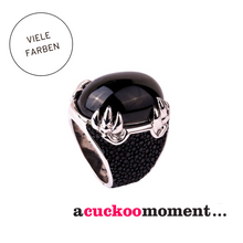 Lade das Bild in den Galerie-Viewer, A CUCKOO MOMENT Ring Daiquiri Sternsaphir

