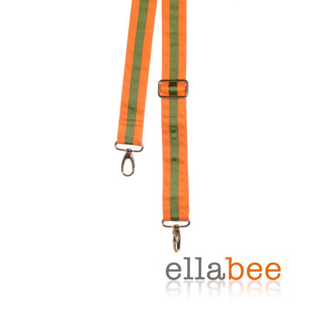 ELLABEE Trageriemen/Bagstrap/Schulterriemen Orange/Grün