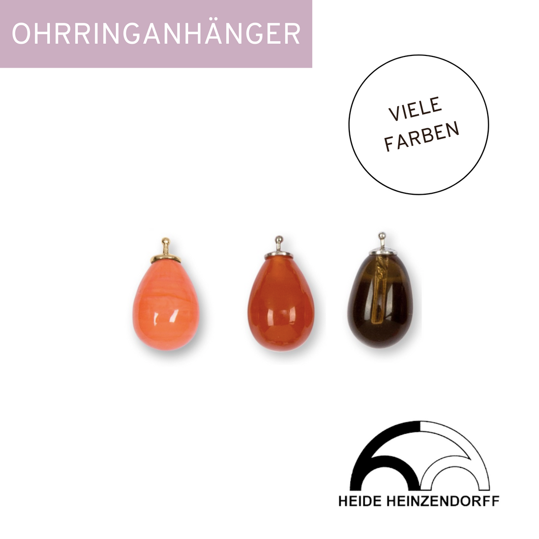 H. HEINZENDORFF Einhänger Quarztropfen E5, 16mm