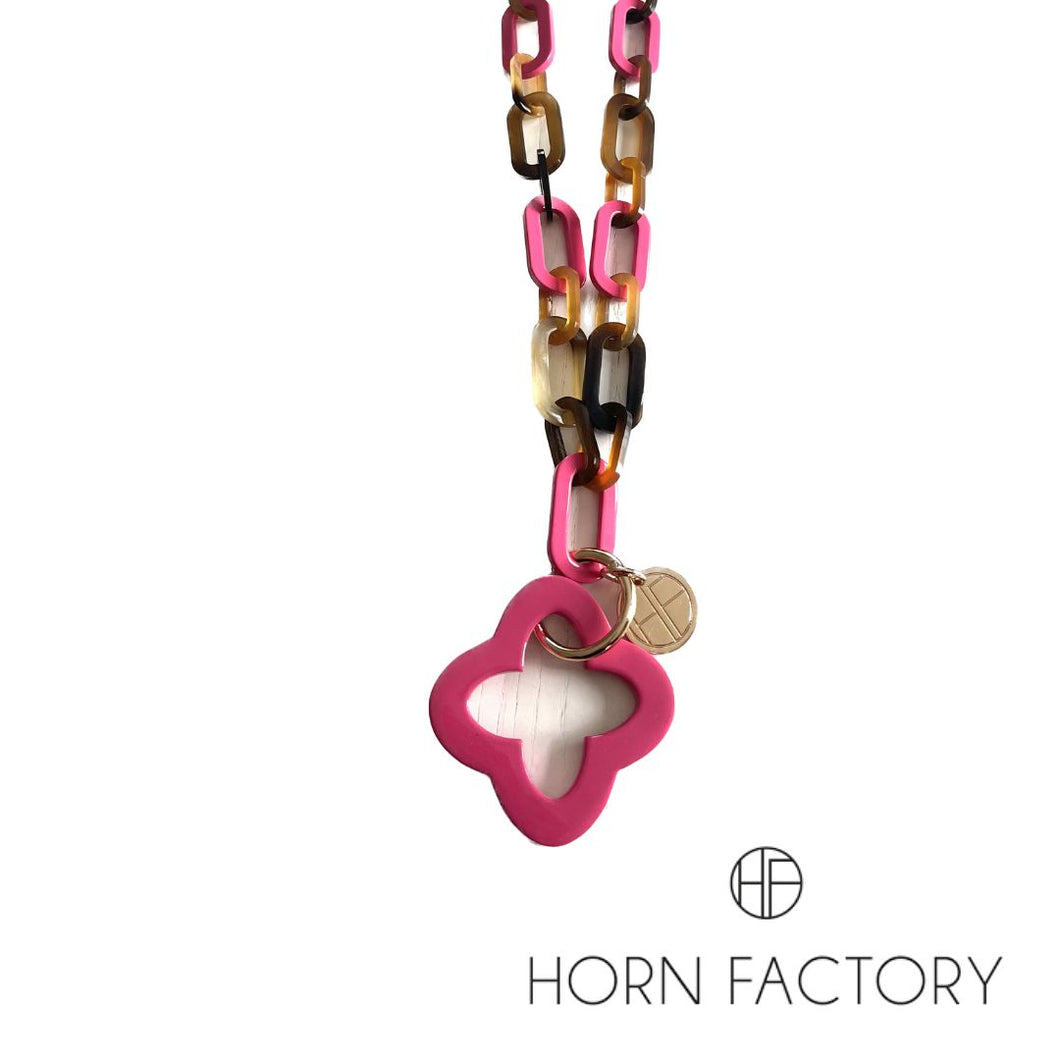 HORN FACTORY Hornkette Bella Pink