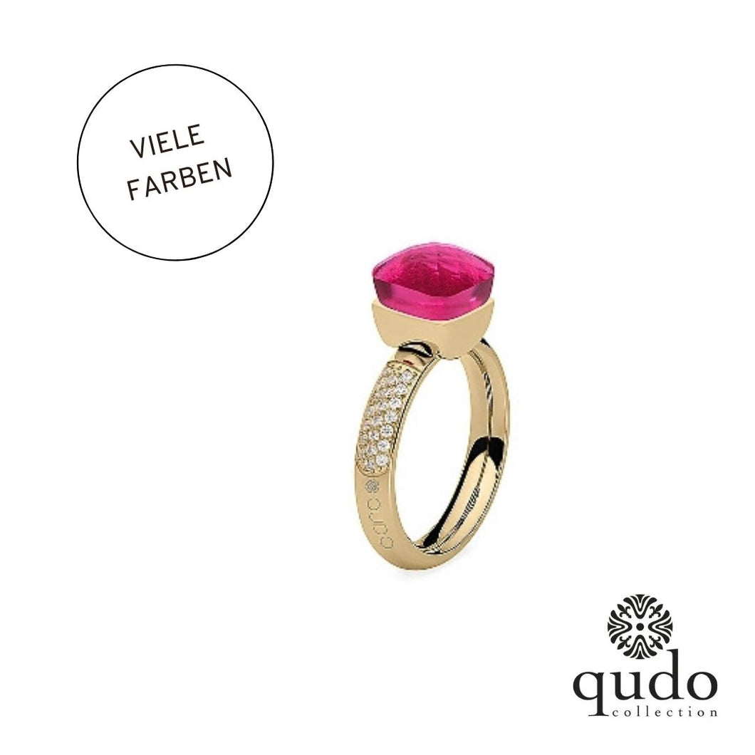QUDO Ring Firenze Deluxe Gold