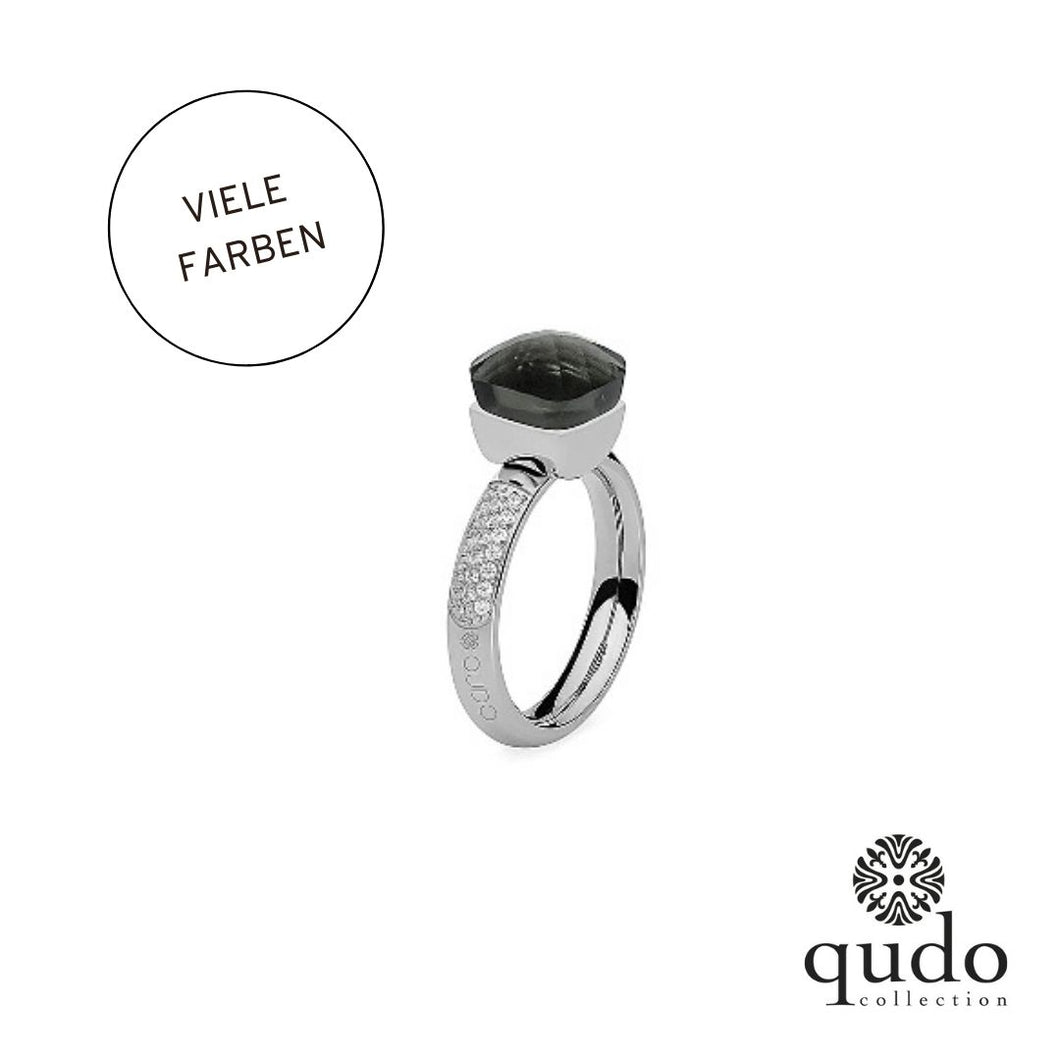 QUDO Ring Firenze Deluxe Silber