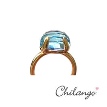 Lade das Bild in den Galerie-Viewer, CHILANGO Ring Frosty Blue Topaz
